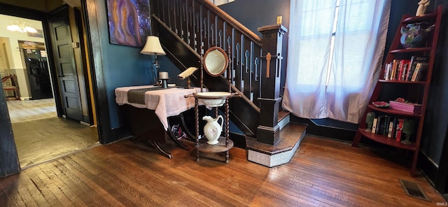 718 N Cherry St, Mount Carmel, IL 62439 - interior space with hardwood / wood-style flooring