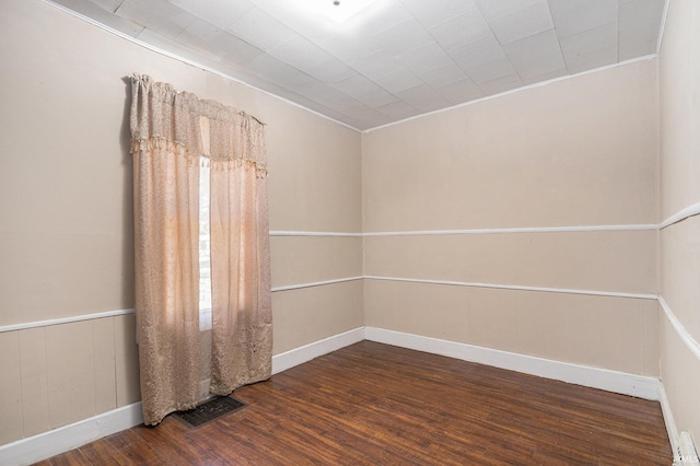 19401 Burke St, South Bend, IN 46637 - unfurnished room with wood finished floors, baseboards, and ornamental molding