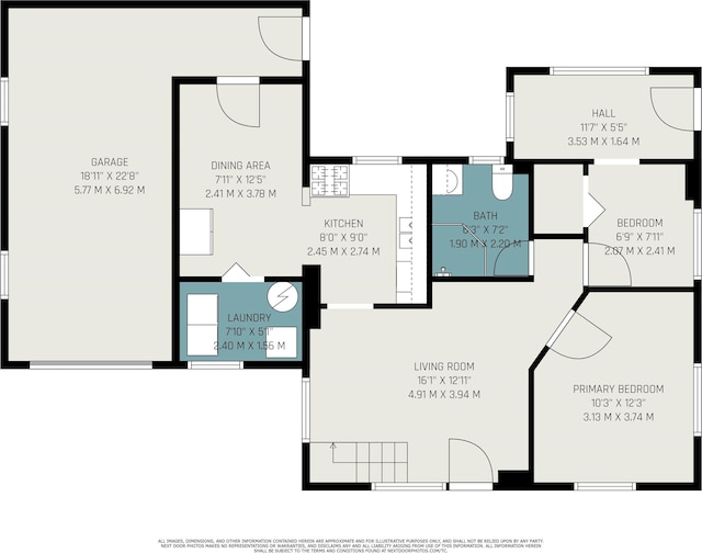 1652 N Sheridan St, South Bend, IN 46628 - room layout