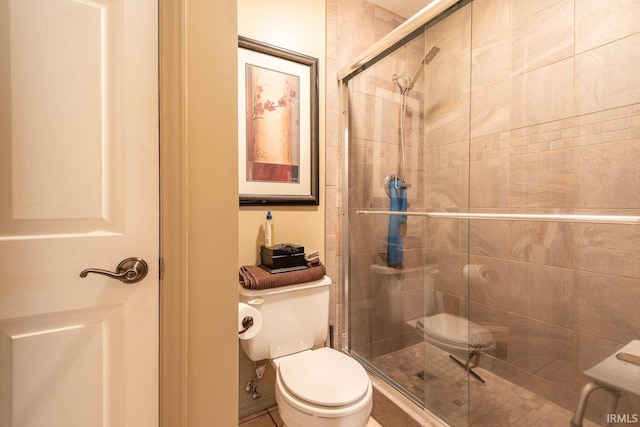 682 E Heather Dr, Bloomington, IN 47401 - full bath with toilet and a stall shower