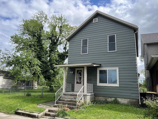 view of front of home