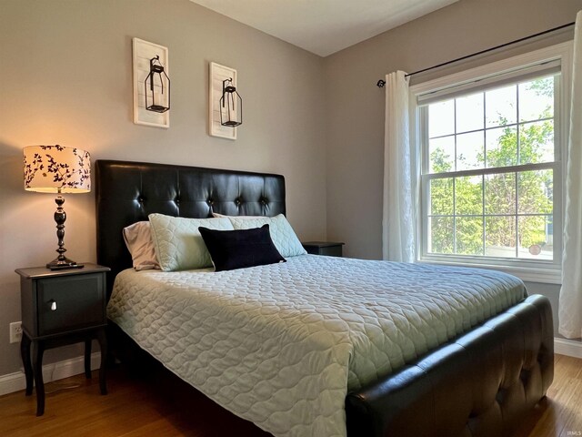 1620 Colonial Dr, Rochester, IN 46975 - bedroom featuring wood finished floors and baseboards