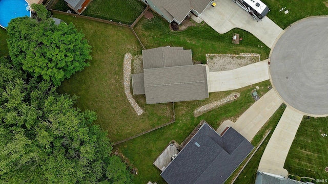 7215 W Mustang Dr, Ellettsville, IN 47429 - aerial view of property and surrounding area