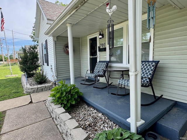 701 N Lincoln Ave, Rockport, IN 47635 - view of patio with a porch