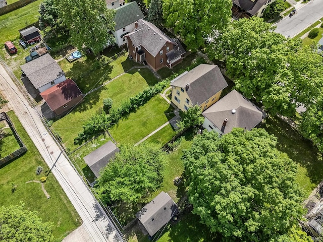 aerial view of property's location