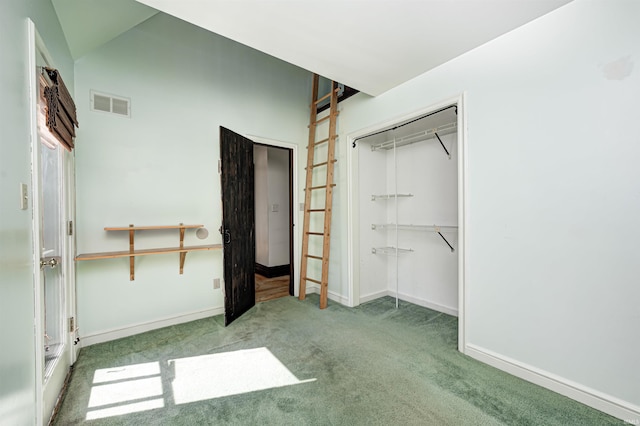 4302 Kessler Blvd N Drive, Indianapolis, IN 46220 - unfurnished bedroom with carpet flooring, baseboards, and a closet
