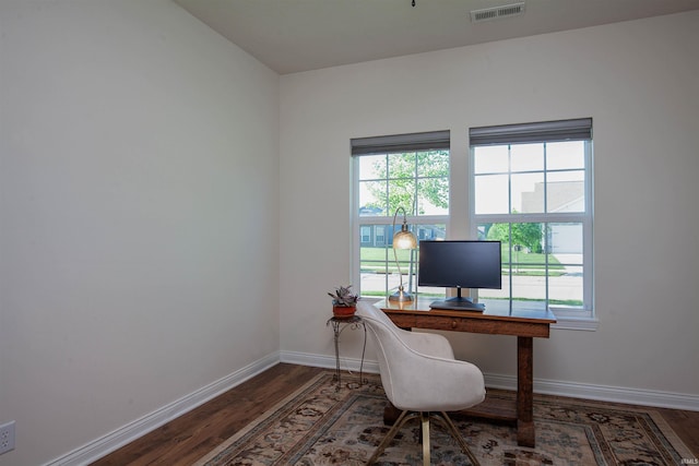 224 Aqueduct Cir, West Lafayette, IN 47906 - office space with wood finished floors and baseboards