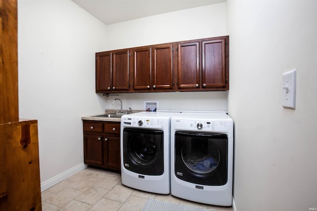 224 Aqueduct Cir, West Lafayette, IN 47906 - laundry area with cabinet space, washer and clothes dryer, and baseboards