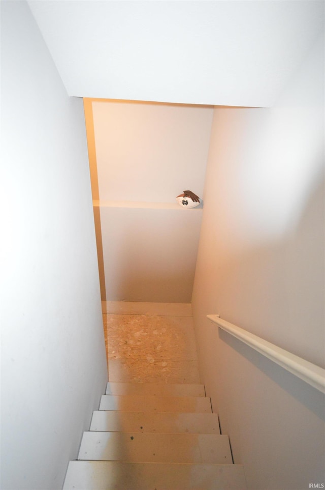 view of staircase