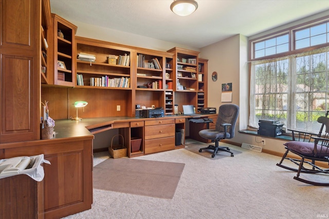 1916 Greenwood Dr, Goshen, IN 46526 - carpeted office space featuring built in study area