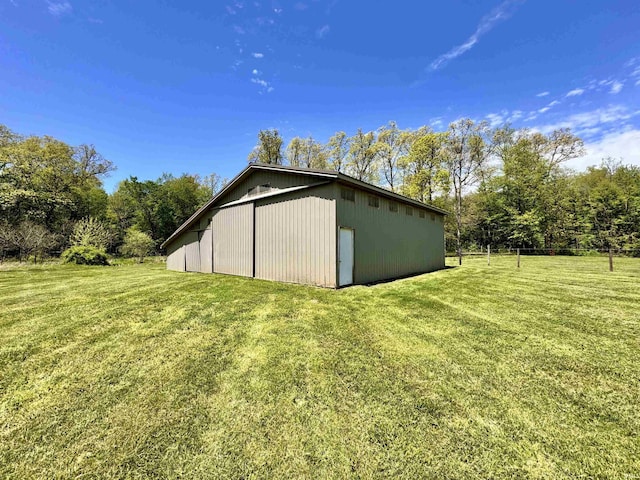 5936 County Road 427, Auburn, IN 46706 - view of pole building with a yard