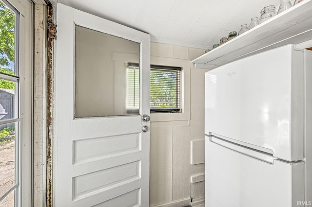 view of doorway to outside