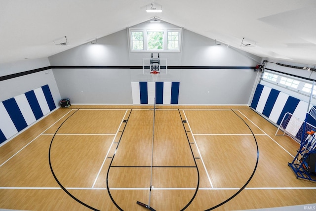 view of sport court with basketball court