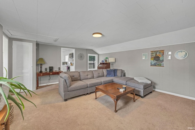 1500 El Prado St, Lafayette, IN 47905 - living area featuring carpet and baseboards