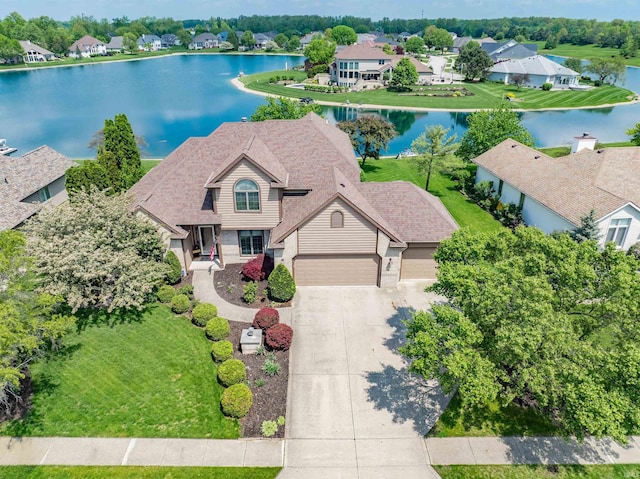 9725 Sea View Cv, Fort Wayne, IN 46835 - aerial view of residential area featuring a large body of water