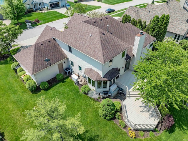 9725 Sea View Cv, Fort Wayne, IN 46835 - aerial perspective of suburban area