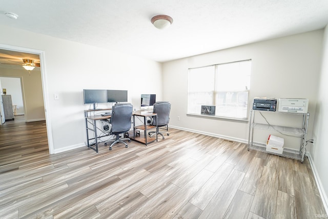 2027 Wesmar Ct, Kokomo, IN 46902 - office with wood finished floors and baseboards