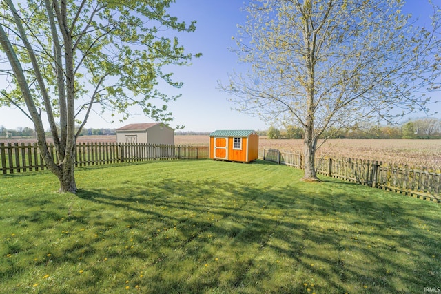 2027 Wesmar Ct, Kokomo, IN 46902 - view of yard with a storage unit and an outbuilding