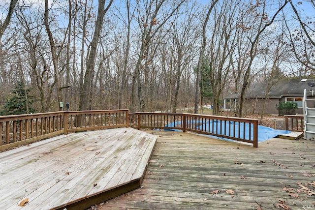 52022 Old Post Ln, Granger, IN 46530 - view of wooden deck
