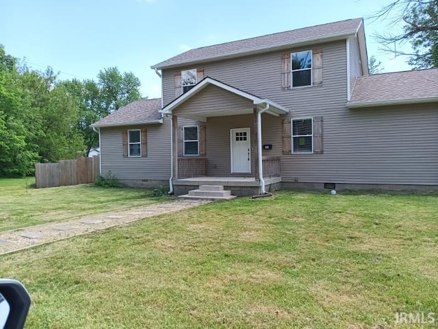 224 E 6th Ave, Ingalls, IN 46048 - view of front of home featuring crawl space and roof with shingles