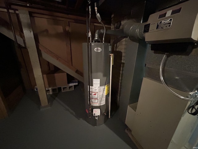 3534 Oakcrest Dr, South Bend, IN 46615 - utilities with gas water heater and heating unit