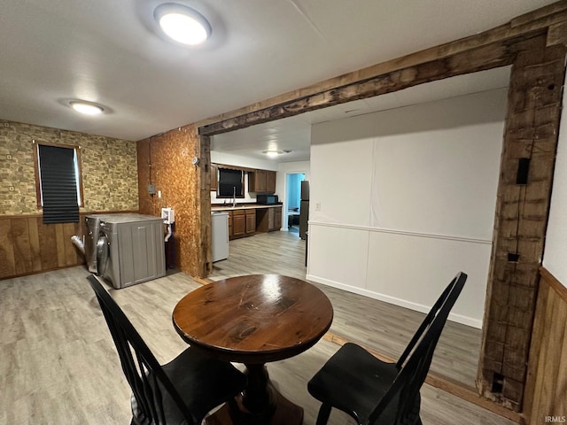 7831 S State Road 19, Peru, IN 46970 - dining room featuring light wood finished floors