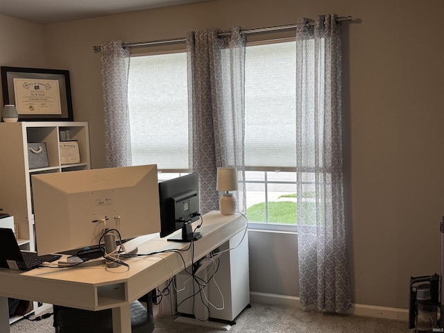 716 Gentry Ln, New Carlisle, IN 46552 - carpeted office featuring baseboards
