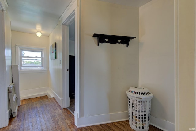 121 Diehl St, Tipton, IN 46072 - hall with hardwood / wood-style flooring and baseboards
