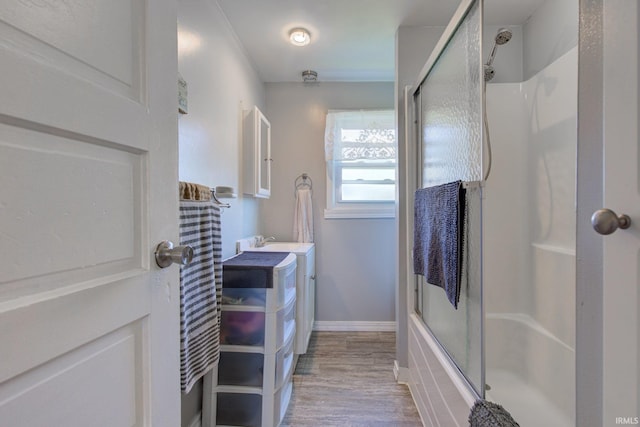 121 Diehl St, Tipton, IN 46072 - full bath with wood finished floors and vanity