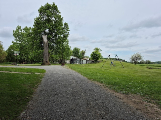 1239 County Road 28th Rd, Corunna, IN 46730 - surrounding community with a yard