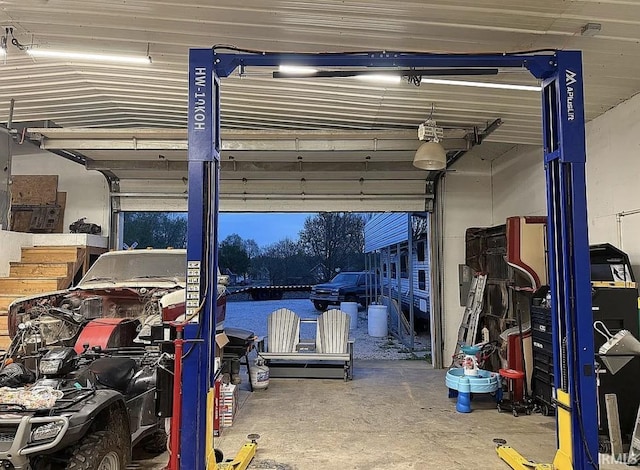 312 W Columbia St, Oakland City, IN 47660 - view of garage