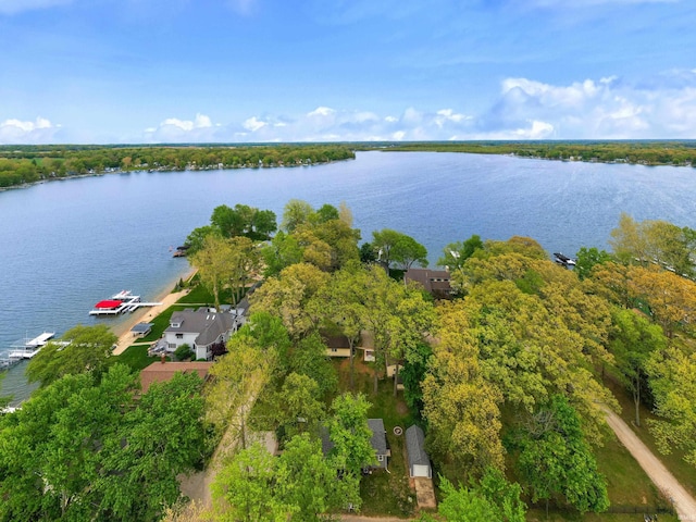 3 Ems T20 Ln, Leesburg, IN 46538 - drone / aerial view of a large body of water
