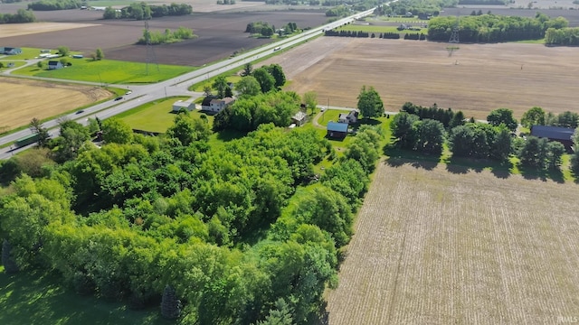 56611 Tulip Rd, New Carlisle, IN 46552 - aerial view of sparsely populated area with large plots for crops