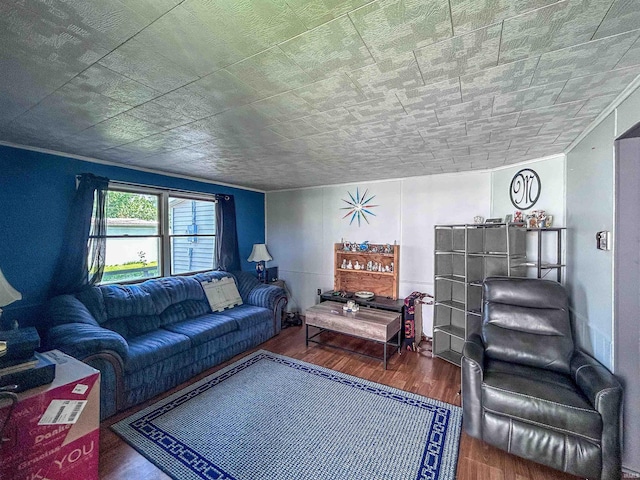 315 W Butcher St, Geneva, IN 46740 - living room featuring wood finished floors