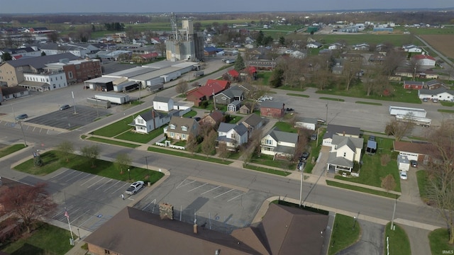aerial view of property's location with nearby suburban area