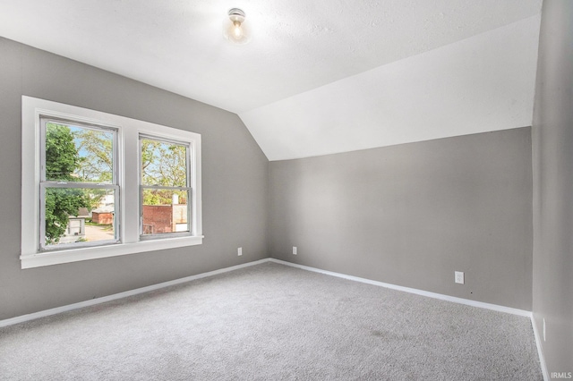 1614 Kendall St, South Bend, IN 46613 - additional living space featuring lofted ceiling, carpet, and baseboards