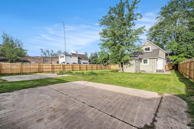 1614 Kendall St, South Bend, IN 46613 - view of yard with a patio and entry steps