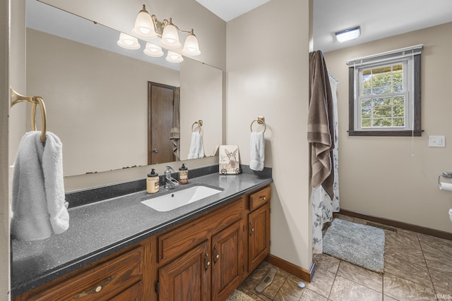 1376 N Hayland Dr, Jasper, IN 47546 - bathroom with baseboards and vanity