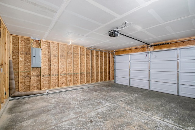 2170 Miami Trl, Huntington, IN 46750 - garage with electric panel and a garage door opener
