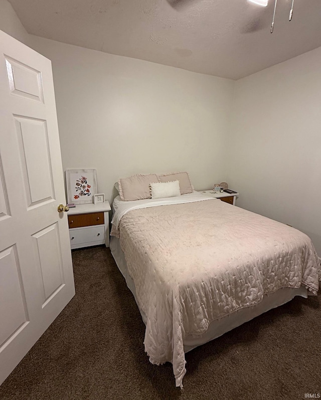2146 N 20th St, Terre Haute, IN 47804 - bedroom featuring dark colored carpet and a ceiling fan