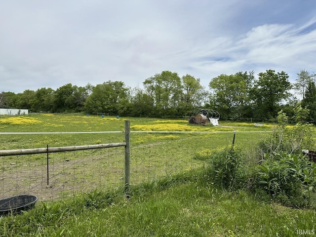 977 N Union Rd, Frankfort, IN 46041 - view of yard with a detached carport and a view of rural / pastoral area