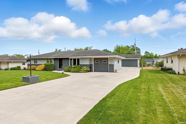 7205 Eby Rd, Fort Wayne, IN 46835 - single story home featuring a front lawn, driveway, and a garage