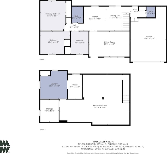 608 Fieldstone Ln, Middlebury, IN 46540 - property floor plan