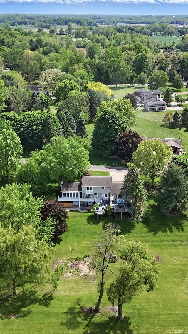 aerial view of property and surrounding area