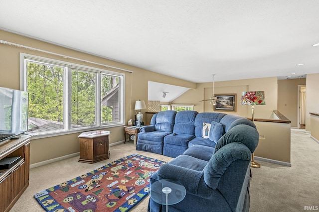 3455 Bridgetown Rd, Bristol, IN 46507 - living area with light carpet and baseboards