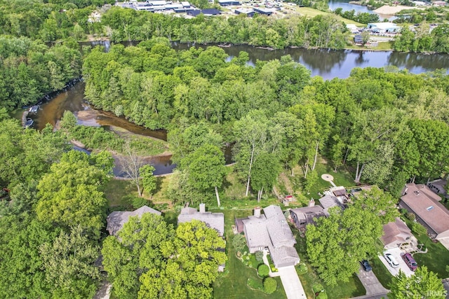 3455 Bridgetown Rd, Bristol, IN 46507 - aerial view of property and surrounding area featuring a nearby body of water