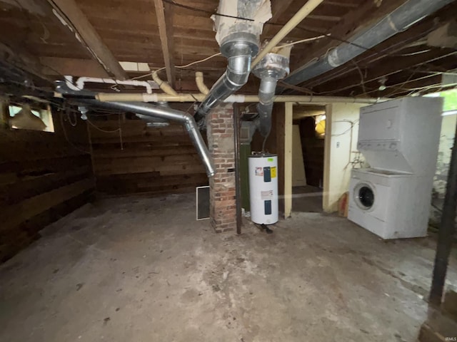 6714 Bradbury Ave, Fort Wayne, IN 46809 - unfinished below grade area with electric water heater