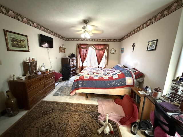 2855 N 525 W, Crawfordsville, IN 47933 - bedroom with ceiling fan