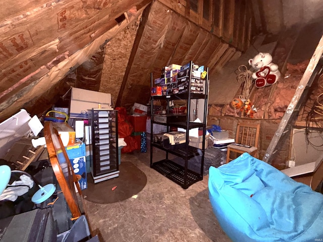 2855 N 525 W, Crawfordsville, IN 47933 - view of attic