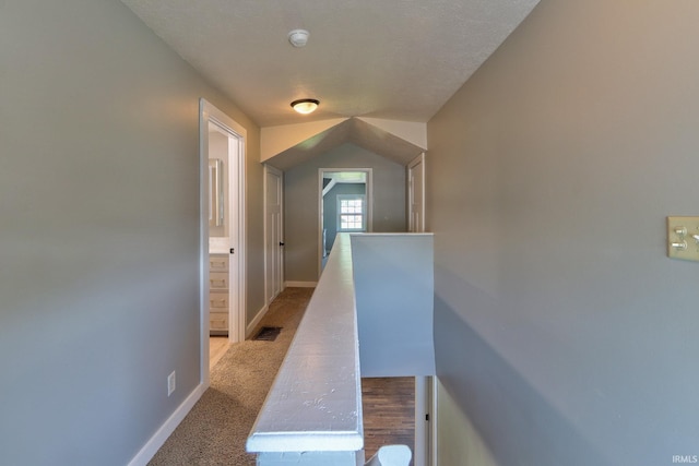 120 W Williams St, Chandler, IN 47610 - hall with an upstairs landing, baseboards, and carpet floors